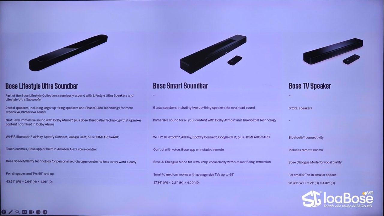 Bose chính hãng giới thiệu & training chuyên sâu về dòng sản phẩm giải trí gia đình LifeStyle Ultra series mới nhất cho đội ngũ nhân viên SAIGON HD