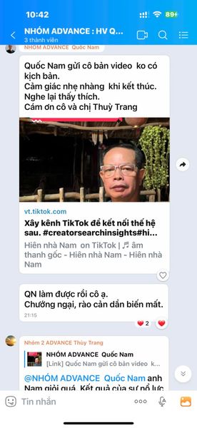 học viên gửi bài tập rất xuất sắc với giọng đọc rất hay khi đăng ký học luyện giọng nói tại Anh Thi Academy