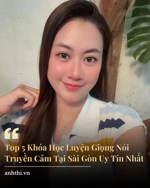 Khóa Học Luyện Giọng Nói Truyền Cảm Tại Sài Gòn Uy Tín Nhất | MC Anh Thi