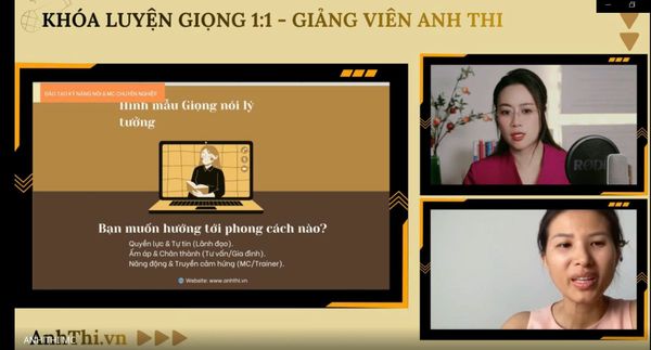 học luyện giọng online cùng MC Anh Thi & Đánh thức giọng nói