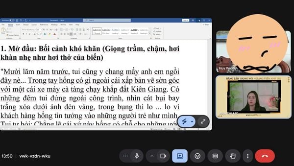 CÁC HỌC VIÊN HỌC LUYỆN GIỌNG NÓI ONLINE TẠI ANH THI ACADEMY
