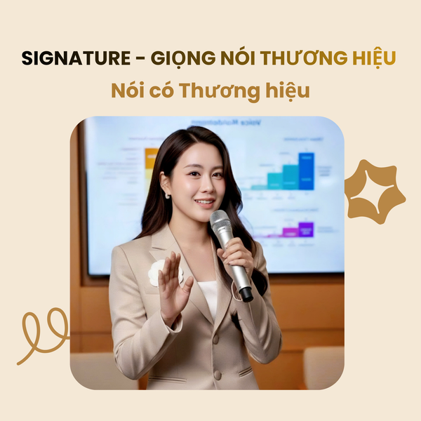 Khoá học giọng nói thương hiệu - Nói có ảnh hưởng tại Anh Thi Academy
