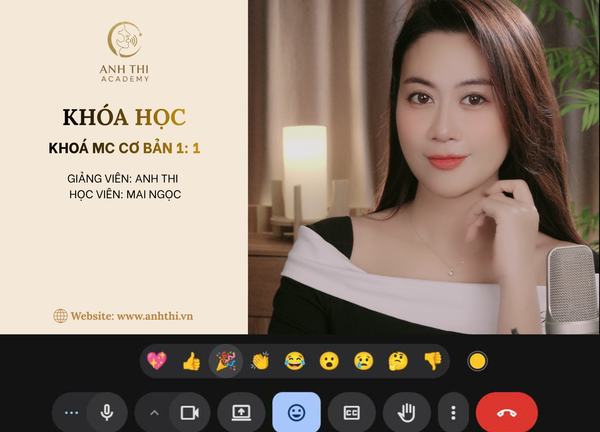khoá học mc cơ bản online 1 kèm 1 tại đà nẵng