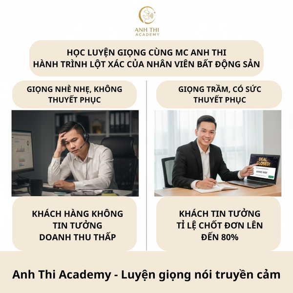 Hóa ra trước đây mình mất khách không phải vì sản phẩm không tốt, mà vì giọng nói của mình chưa đủ làm họ tin