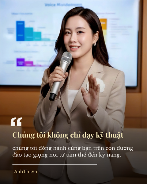 chúng tôi đồng hành cùng bạn trên con đường đào tạo giọng nói từ tâm thế đến kỹ năng.