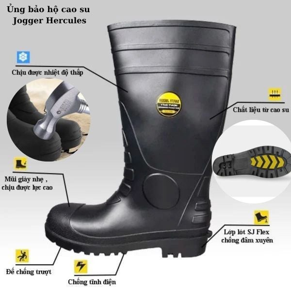 Ủng cao su jogger  Hercules tại Quảng Ninh
