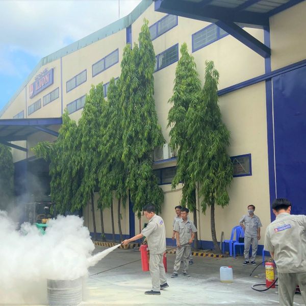 Tập huấn PCCC cho công nhân tại KCN Quảng Ninh