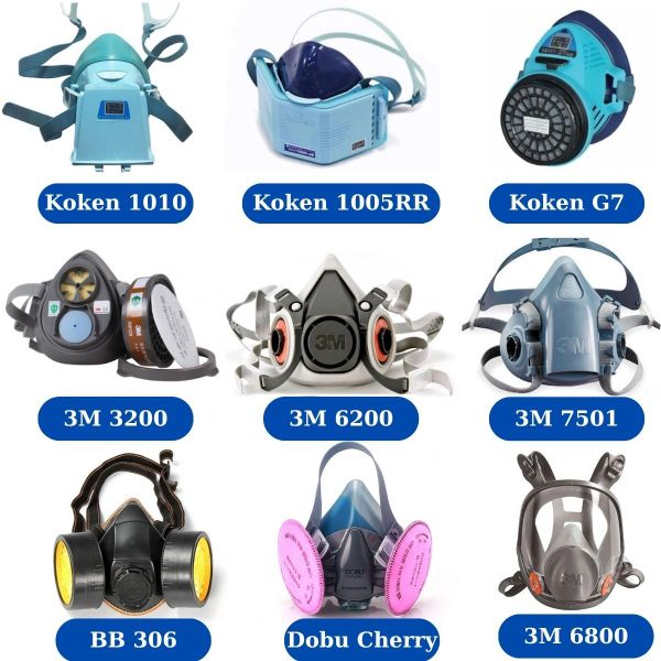 Mặt nạ phòng độc sử dụng trong ngành sơn tĩnh điện