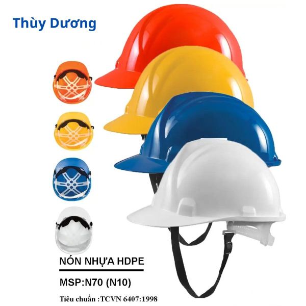 Mũ bảo hộ Thùy Dương giá rẻ nhiều màu tại Tiên Lãng Hải Phòng