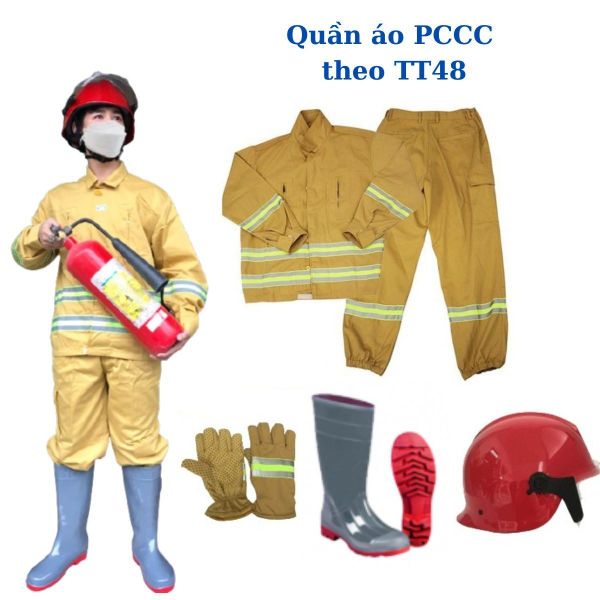 Quần áo bảo hộ PCCC theo thông tư 48 của Bộ Công An