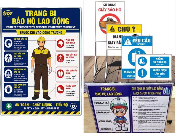 Biển báo PPE bảo hộ lao động