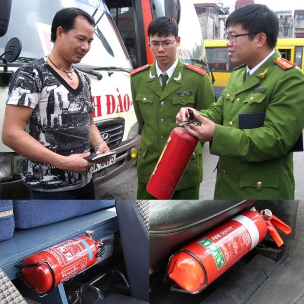 Bình chữa cháy mini cho xe ô tô