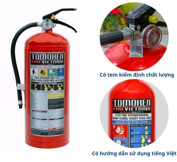 Mua bình chữa cháy Tomoken chính hãng tại Hải Phòng