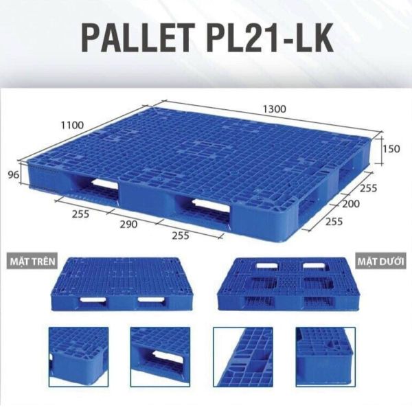 Pallet nhựa cho các nhà máy tại Tiên Lãng Hải Phòng
