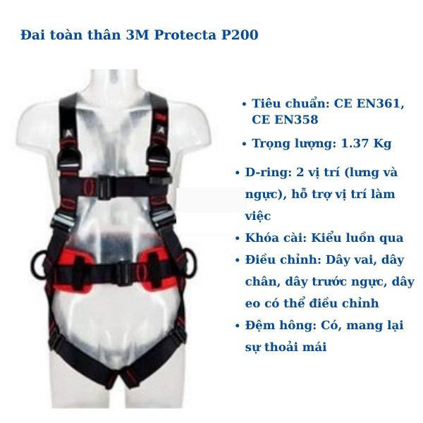 Đai an toàn toàn thân 3M Protecta P200