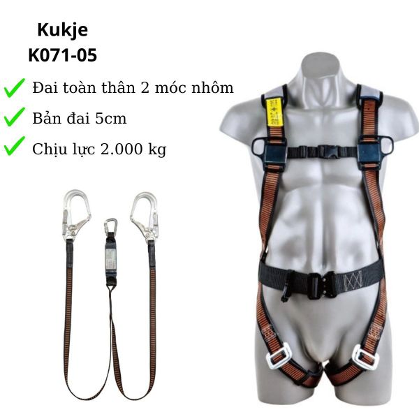 Dây đai an toàn xây dựng toàn thân Kukje