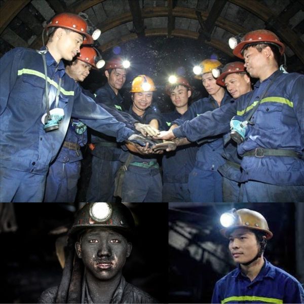 Đèn đội đầu cho thợ hầm mỏ Quảng Ninh