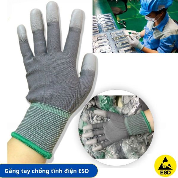 Găng tay phủ PU và môi trường sử dụng