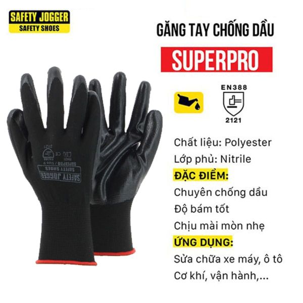 Găng tay chống dầu Jogger ProOil