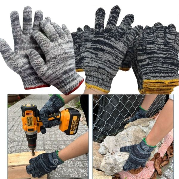 Găng tay sợi giá rẻ và môi trường sử dụng