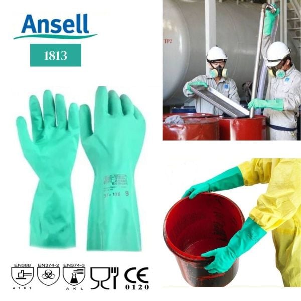 Găng tay cao su chống hóa chất sử dụng tại các KCN Hải Phòng