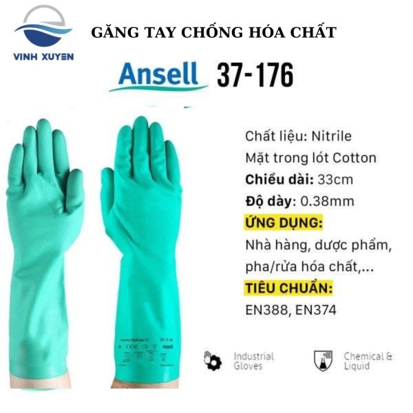 Găng tay chống hóa chất được làm từ nitrile