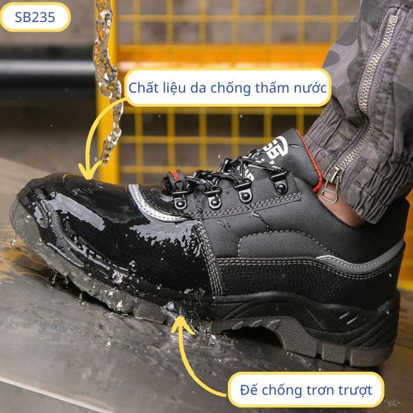 Giày bảo hộ chống thấm nước SB235