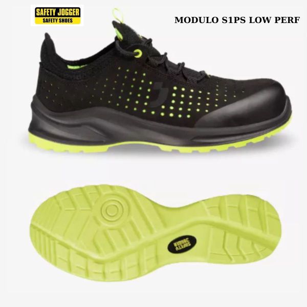 Giày bảo hộ siêu nhẹ Jogger Modulo đế mềm hỗ trợ đi lại cho nhân viên kho vận