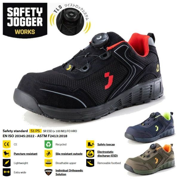 Giày bảo hộ Jogger Ecolobi S1P mũi composite tiêu chuẩn quốc tế