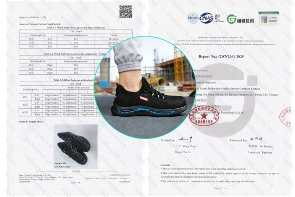 Giày bảo hộ Subaru SB 1094 đạt tiêu chuẩn ISO 20345