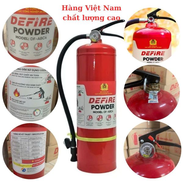 Trang bị Bình chữa cháy tiêu chuẩn bộ Công An