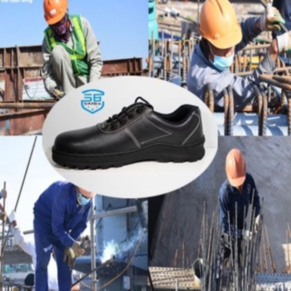 Giày bảo hộ simba da bò cho công nhân xây dựng Quảng Ninh