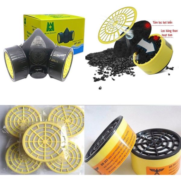 Phin lọc than hoạt tính Phin Lọc Bụi Green Eagle BB203