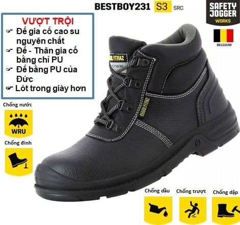 Giày bảo hộ cao cổ Jogger Bestboy chính hãng