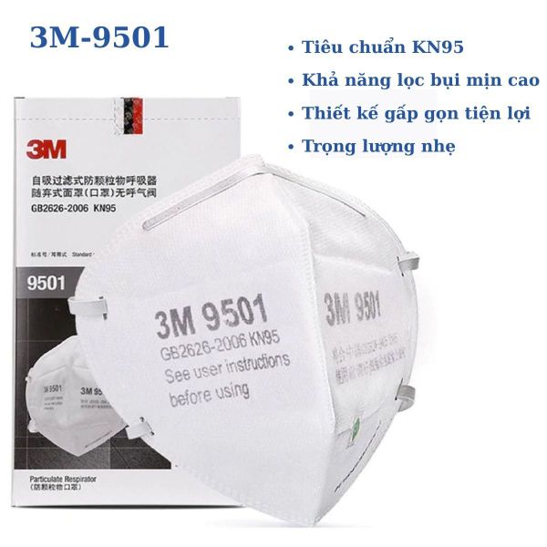 Khẩu trang lọc bụi 3M 9501