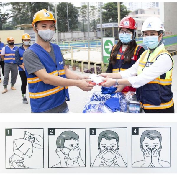 Cách sử dụng khẩu trang đúng cách