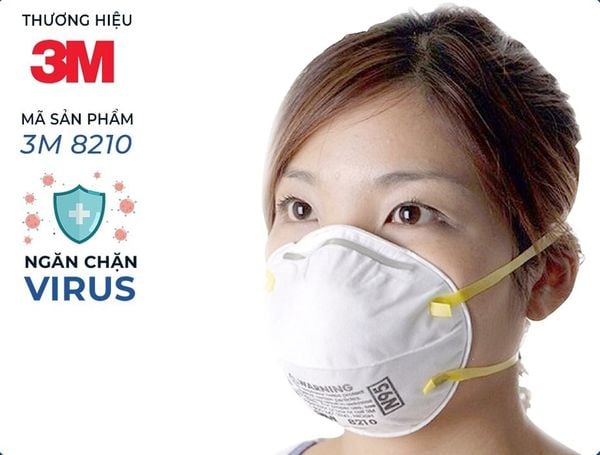 Khẩu trang 3M 8210 chính hãng tại Hải Phòng