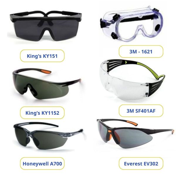 Kính bảo hộ chính hãng tại Quảng Ninh
