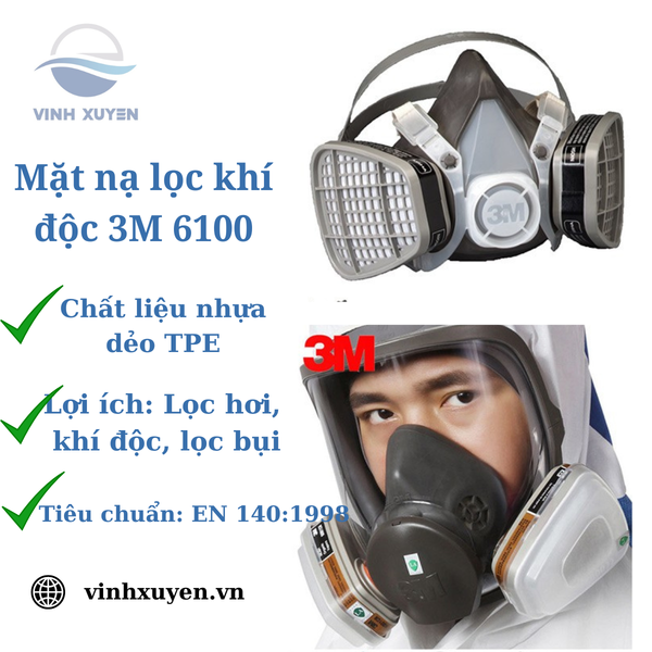 Mặt nạ phòng độc 3M chính hãng tại Quảng Ninh