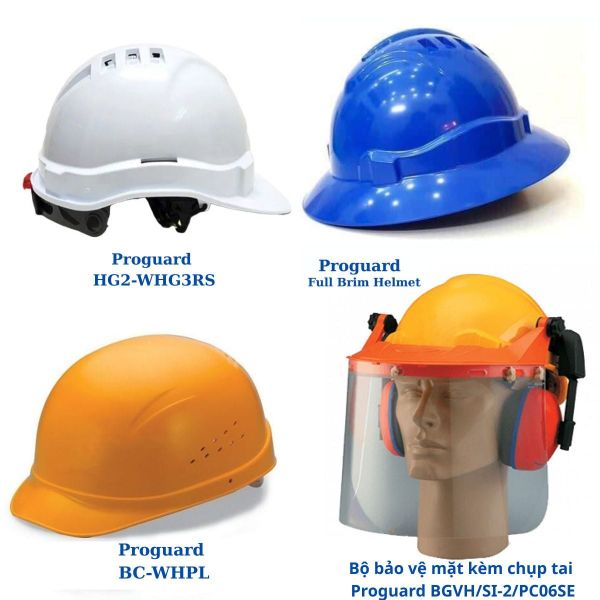 Các mã mũ bảo hộ kỹ sư Proguard chất lượng cao tại Hải Phòng