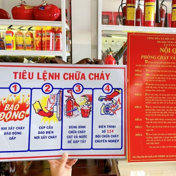 Nội quy tiêu lệnh PCCC tại Quảng Ninh