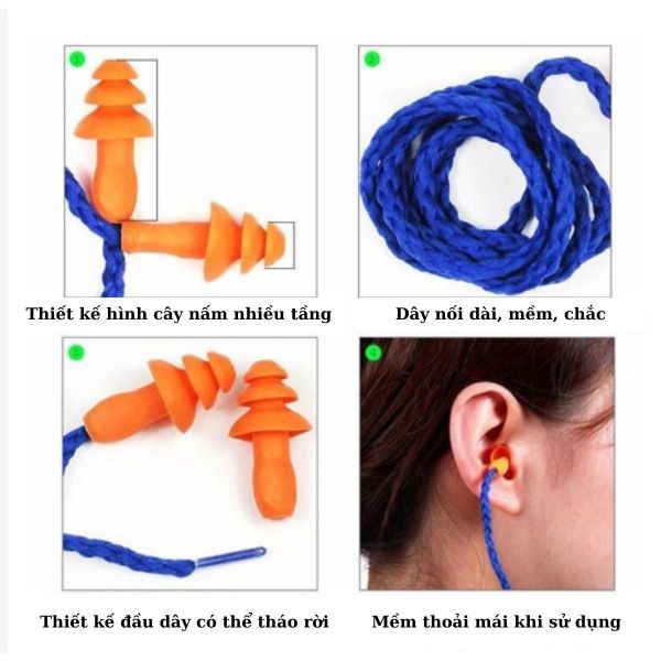 Chọn và sử dụng nút bịt tai đúng cách