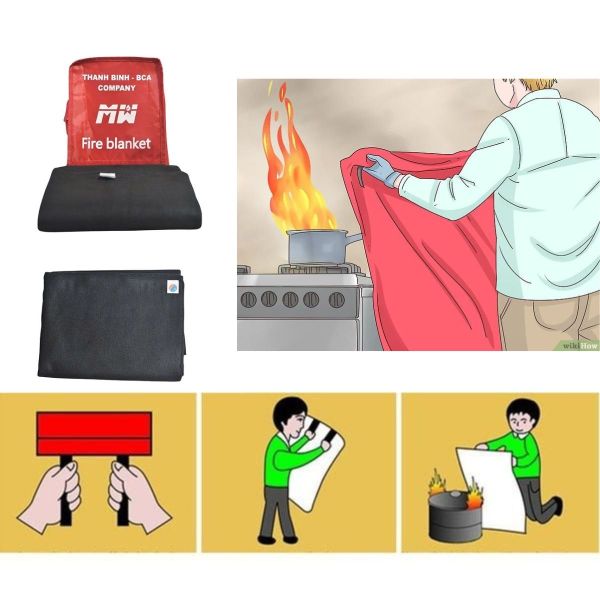 Cách sử dụng chăn chống cháy hiệu quả