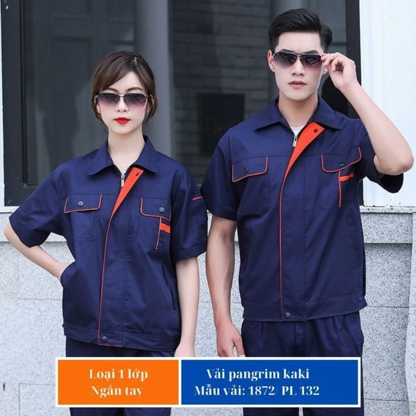 Mẫu quần áo bảo hộ mùa hè thoáng mát, thấm hút mồ hôi