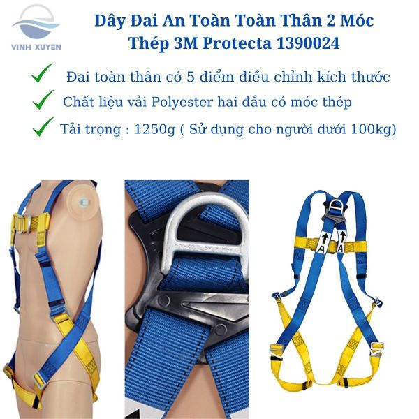 Dây đai an toàn toàn thân 3M cho thợ điện
