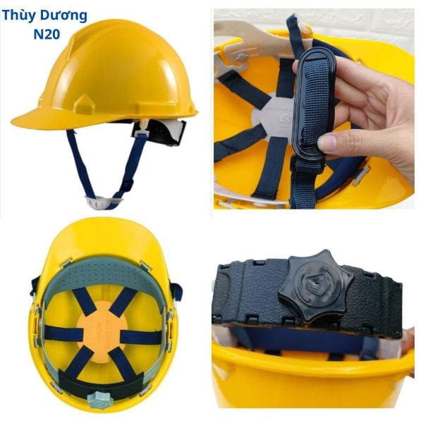 Mũ bảo hộ Thùy Dương giá rẻ có khóa vặn