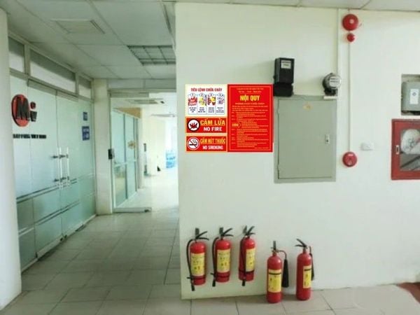 Cần trang bị tiêu lệnh PCCC và thiết bị PCCC đúng chuẩn