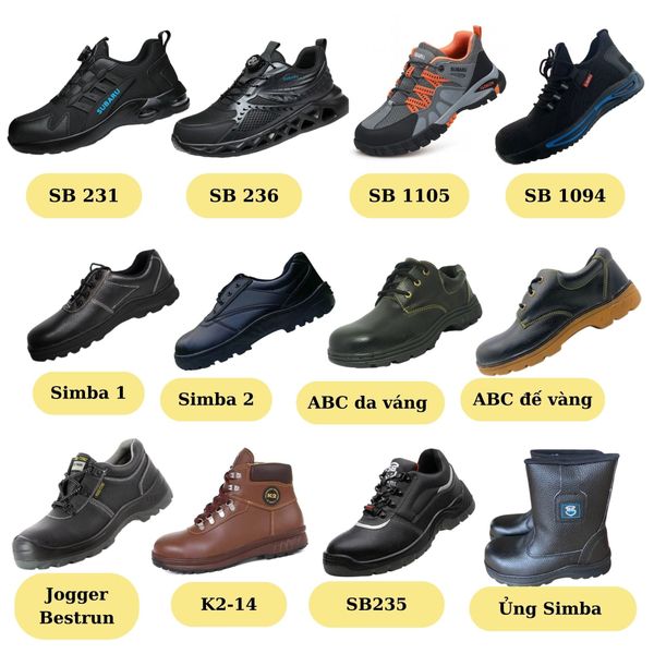 Giày bảo hộ Vsip sẵn kho, giao hành nhanh tại Hải Phòng