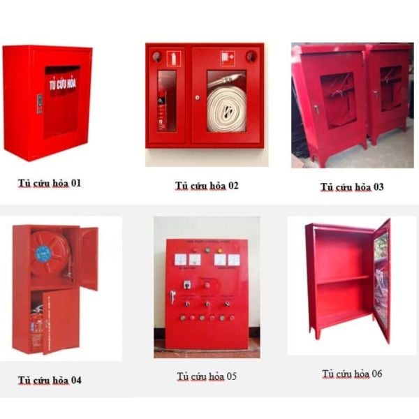 Các loại tủ PCCC phổ biến