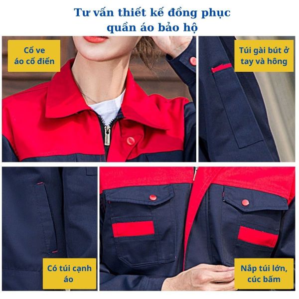 Tư vấn chọn vải thiết kế quần áo đồng phục bảo hộ theo yêu cầu